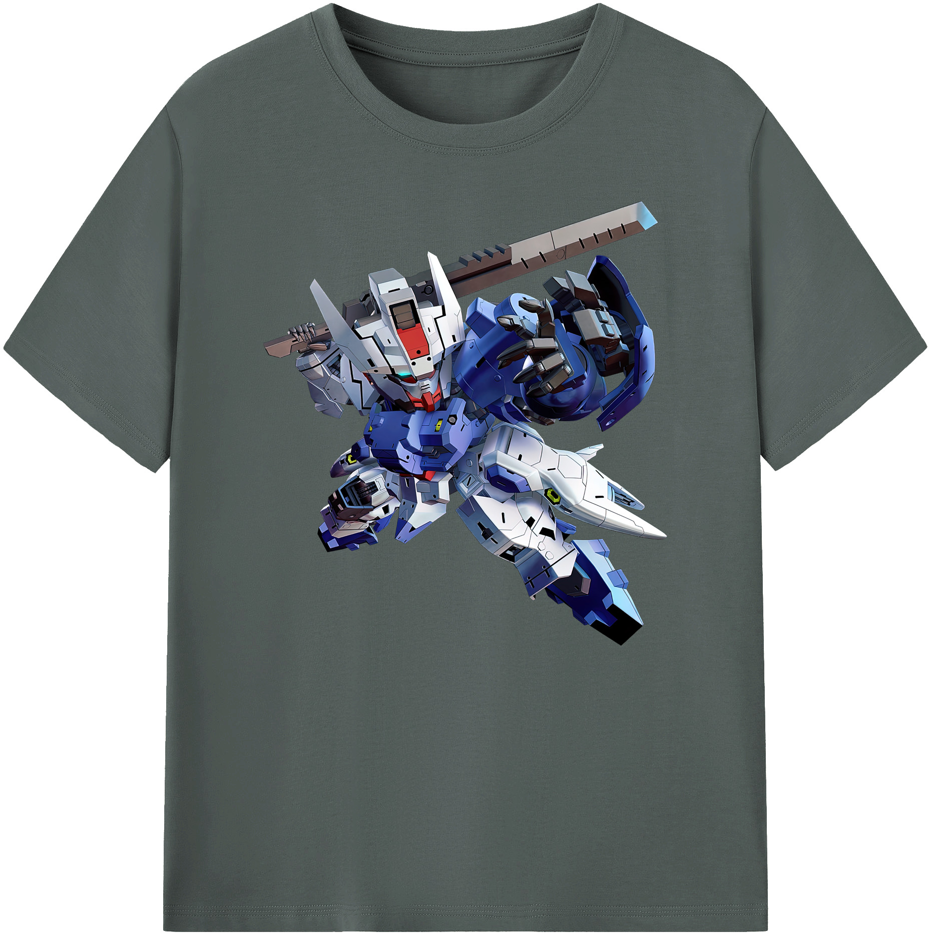 （画像用） 機動戦士ガンダム Mobile Suit Gundam 綿100％ メンズ半袖Tシャツ｜肌触りやわらか＆通気性